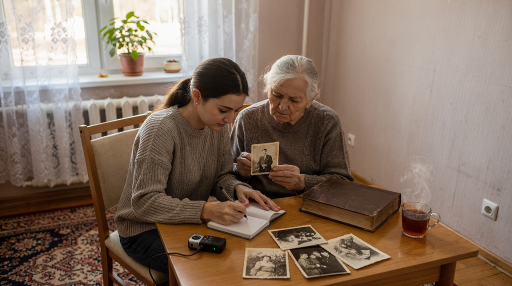 Как бережно записывать сложные и личные семейные воспоминания